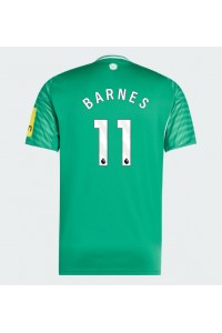 Newcastle United Harvey Barnes #11 Jalkapallovaatteet Vieraspaita 2025-26 Lyhythihainen